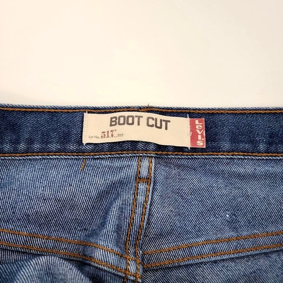 Levi's 517 2010 Bootcut Distressed Jeans Size 40 x 30 - Picture 4 of 12